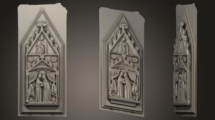 High reliefs and bas-reliefs, historical and religious (GRLFH_0393) 3D model for CNC machine